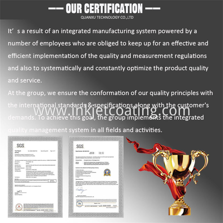 Our Certification 1